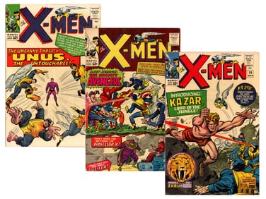 (4) Marvel Comics X-Men Early Issues