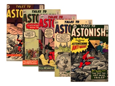 (5) Marvel Comics Tales to Astonish Issues