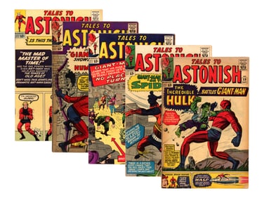 (5) Marvel Comics Tales to Astonish Issues