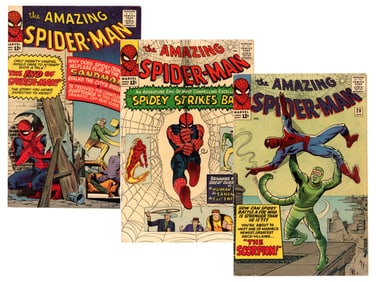 (3) Marvel Comics Amazing Spider-Man Early Issues