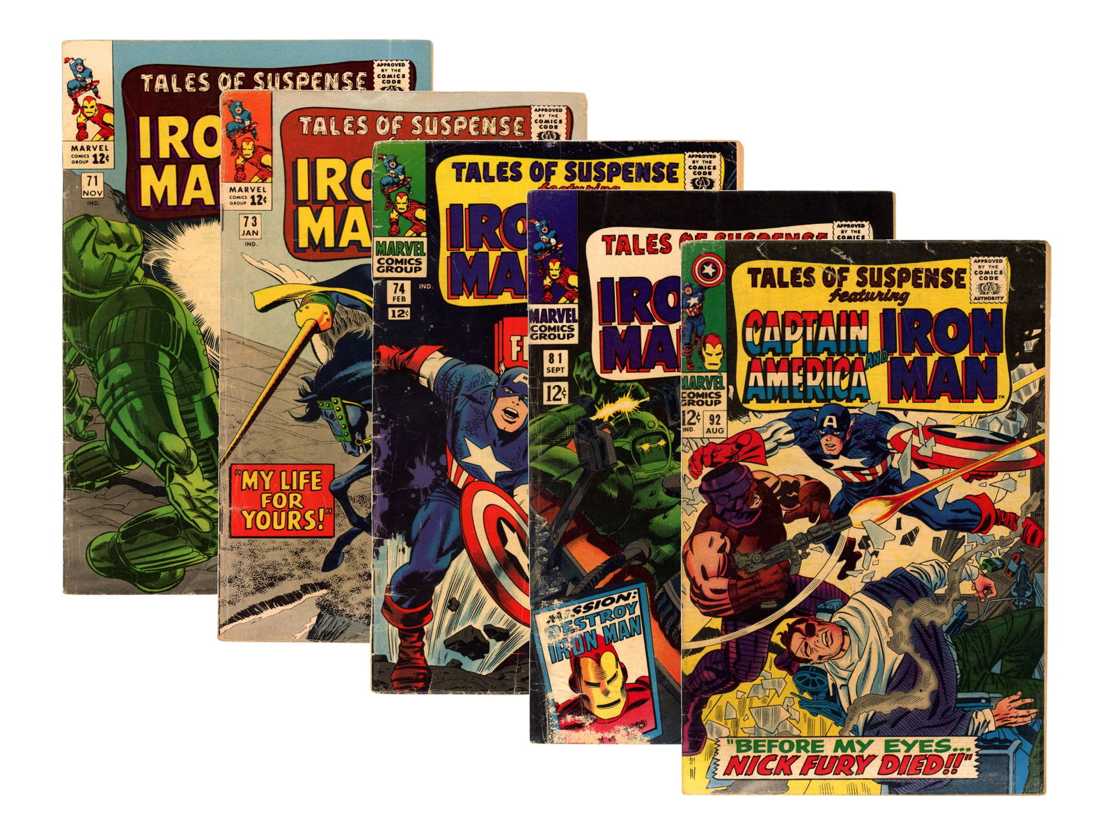 (5) Marvel Comics Tales of Suspense Issues (1 of 6)