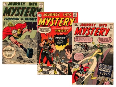 (3) Marvel Comics Journey Into Mystery Issues