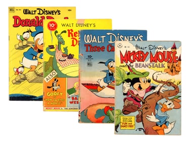 (4) Disney Comics Includes Early Four Color