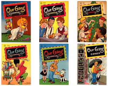 (9) Dell Publishing Our Gang Comic Issues