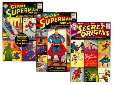 (3) DC Comics Giant Annual Issues