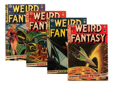(4) EC Weird Fantasy Issues