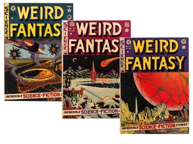 (3) EC Weird Fantasy Issues
