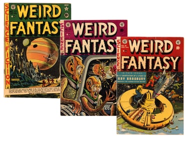 (3) EC Weird Fantasy Issues