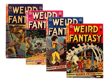 (4) EC Weird Fantasy Issues