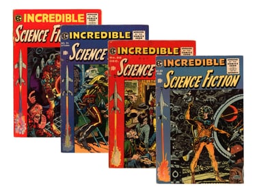 (4) EC Incredible Science Fiction