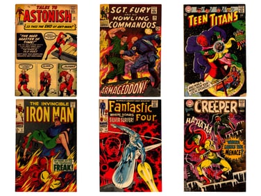 Silver Age Comic Lot - DC & Marvel Titles