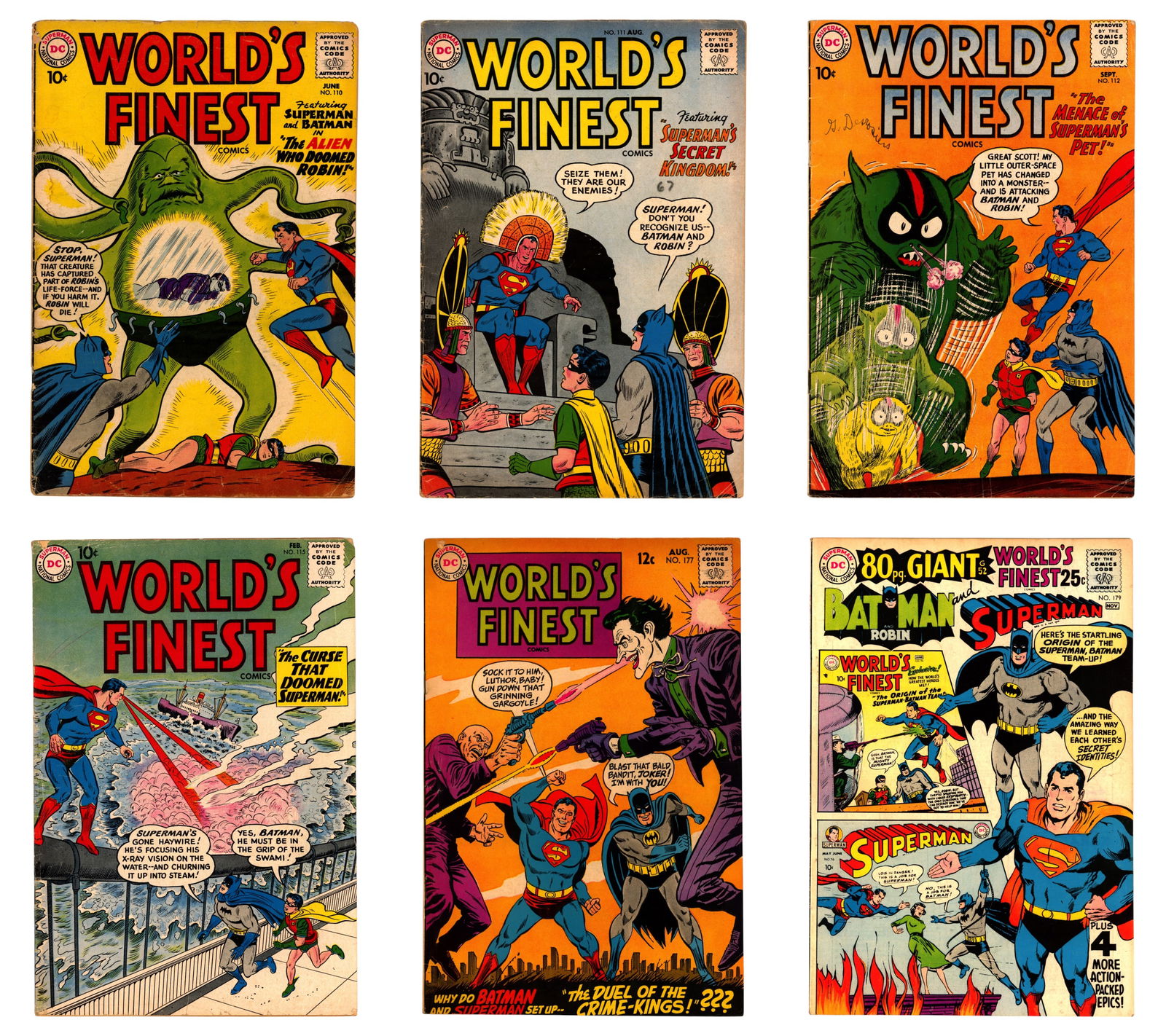 D.C. Comic Lot includes Silver Age (1 of 2)