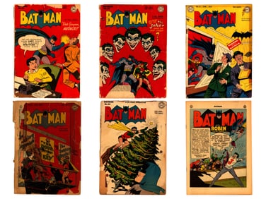 Batman Comics Long Box, Incl. Early Issues