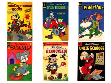 (3) Short Comic Boxes, Assorted Disney Titles