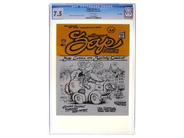 Zap Comix #1 U.K. Edition CGC 7.5