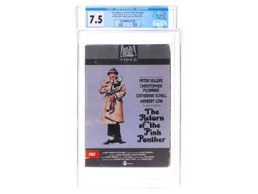 The Return of the Pink Panther VHS 1982, CGC 7.5