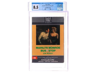 Marilyn Monroe Bus Stop VHS 1982, CGC 8.5
