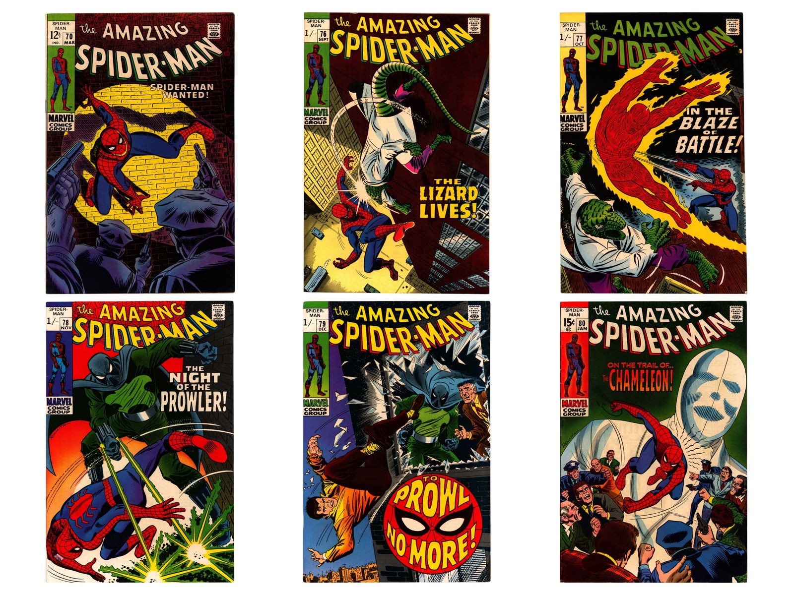 Amazing Spider-Man Lot #70?82, 8 Issues (1 of 2)