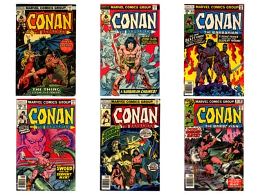 Conan the Barbarian Comic Lot 75 Issues