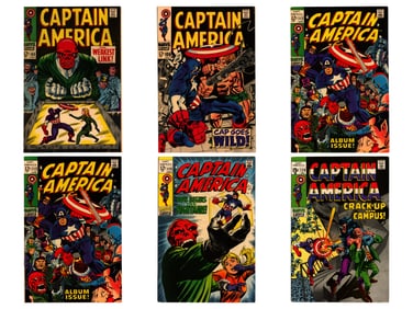 Captain America Comic Lot #103?230, 16 Issues
