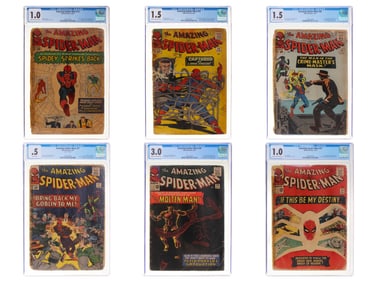 (6) Amazing Spider-Man CGC Graded Comics