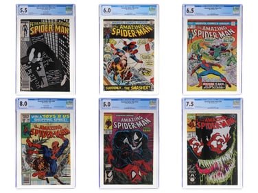 (6) Amazing Spider-Man CGC Graded Comics