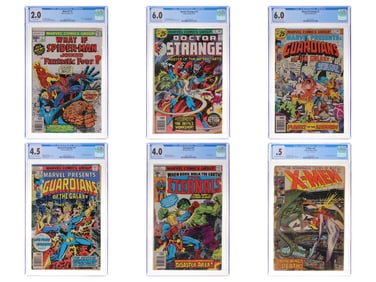(7) Mixed Marvel Titles CGC Graded Comics