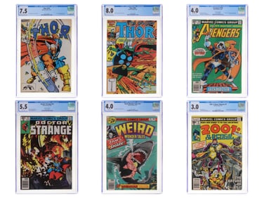 (8) Mixed Marvel Titles CGC Graded Comics