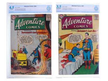 (5) CBCS & CGC Graded Comics