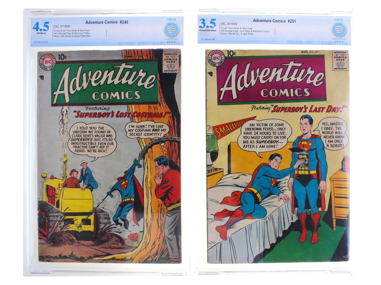 (5) CBCS & CGC Graded Comics (1 of 3)