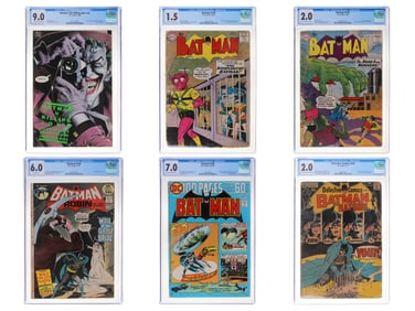 (8) Batman & Related CGC Graded Comics