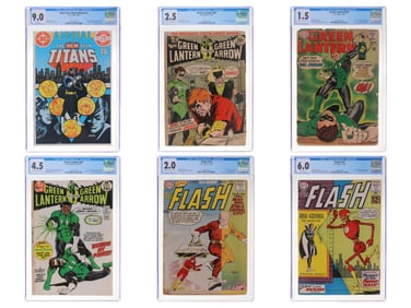 (7) Mixed DC Titles CGC Graded Comics