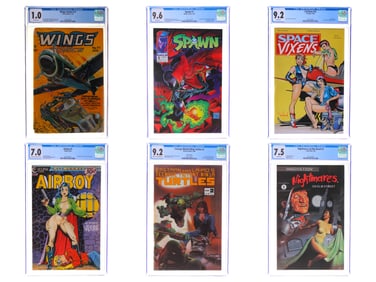 (8) Mixed Independent Titles CGC Graded Comics