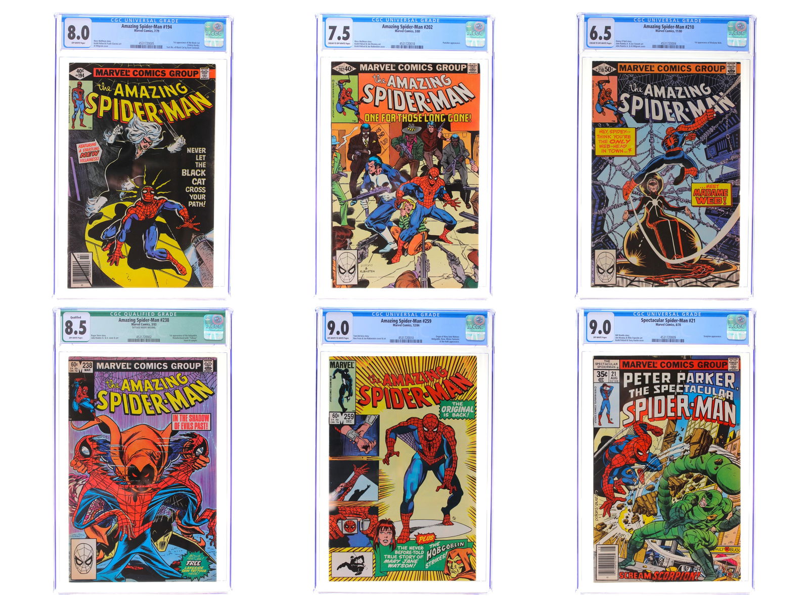 (7) Amazing Spider-Man & Related CGC Graded Comics (1 of 9)