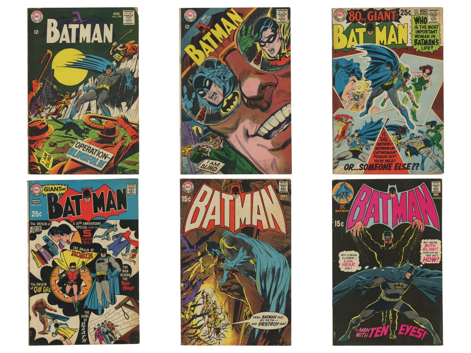 DC Silver & Bronze Age Estate Comic Lot: Approx. 150+ issues. Includes Batman #204, 205, 208, 213, 221, 226, 230, 236, 237, 254-259, 269, 270, 282-284, Detective Comics #326, 329, 345, 347-355, 357, 374-378, 381, 383, 384, 387, 395, 397, 398