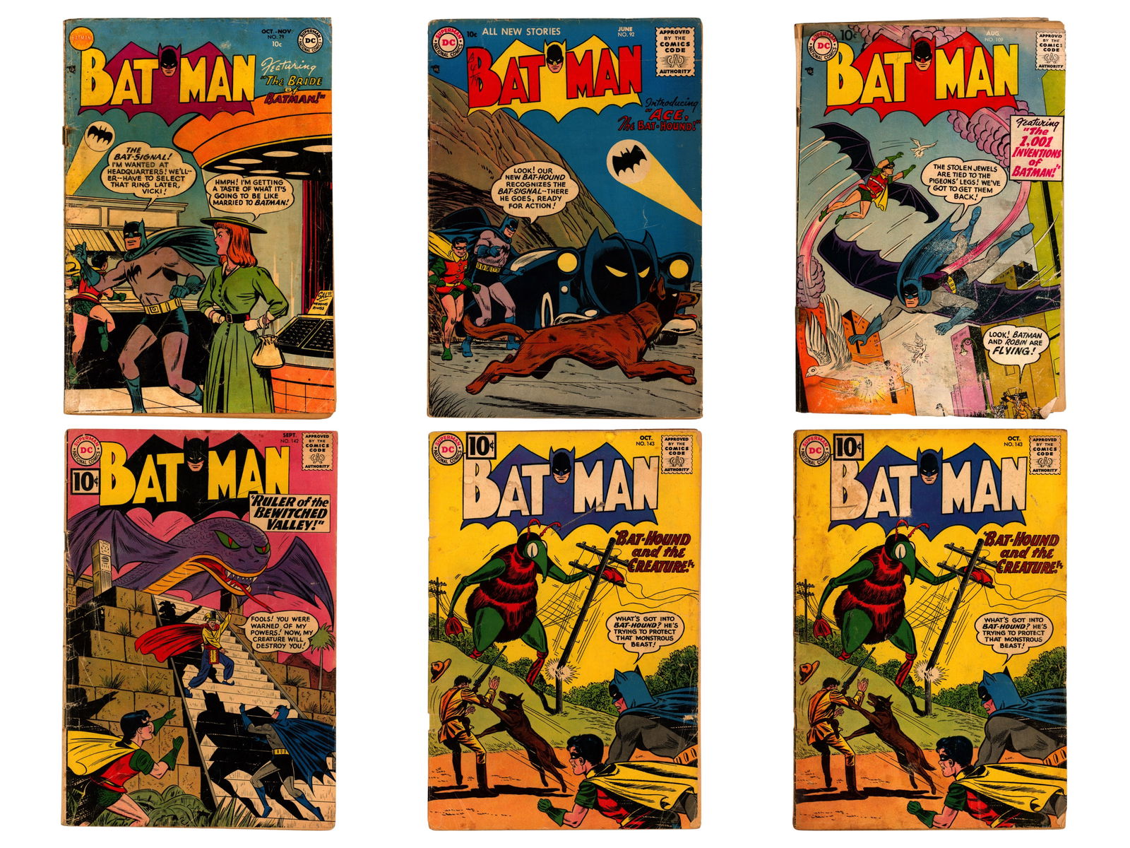 Silver Age Batman & Related Comic Lot, Low Grade (1 of 2)