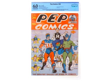 Pep Comics #36 - CBCS 6.0 Restored