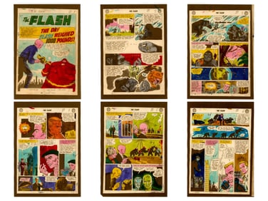 Flash #115 Hand-Colored Production Pages