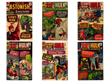 Marvel Tales to Astonish & Hulk Comic Lot
