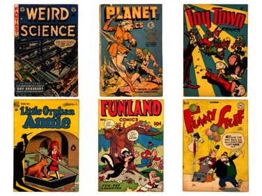 (9) Golden Age Comic Books