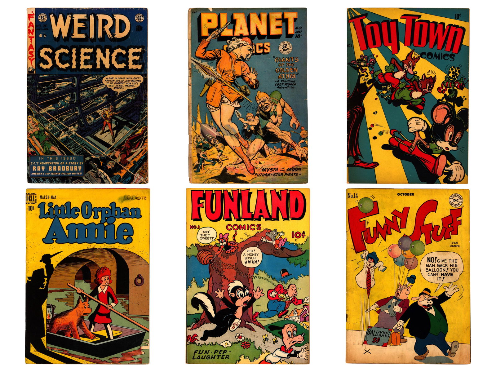 (9) Golden Age Comic Books (1 of 2)