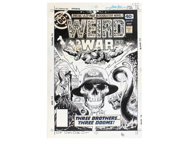 Joe Kubert Weird War Tales #77 Cover Art