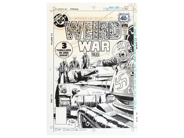 Joe Kubert Weird War Tales #75 Cover Art