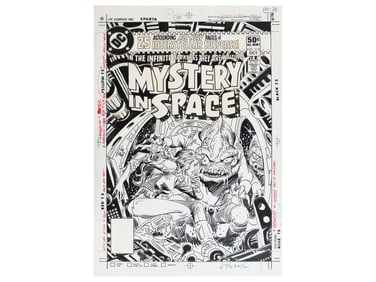Joe Kubert Mystery in Space #112 Cover Art
