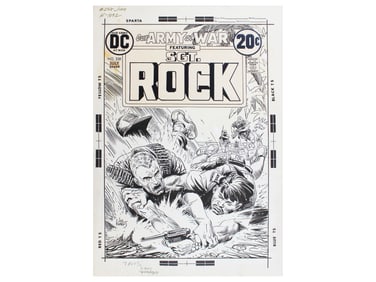 Joe Kubert Our Army at War #258 Cover Art