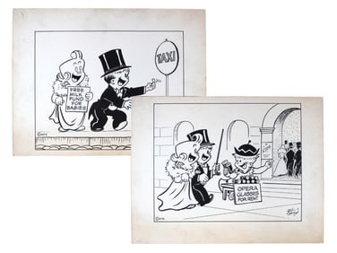 (2) Bill MacLean "Double Trouble" Originals