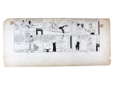 Chic Young Blondie 1934 Sunday Page (Lower Half)