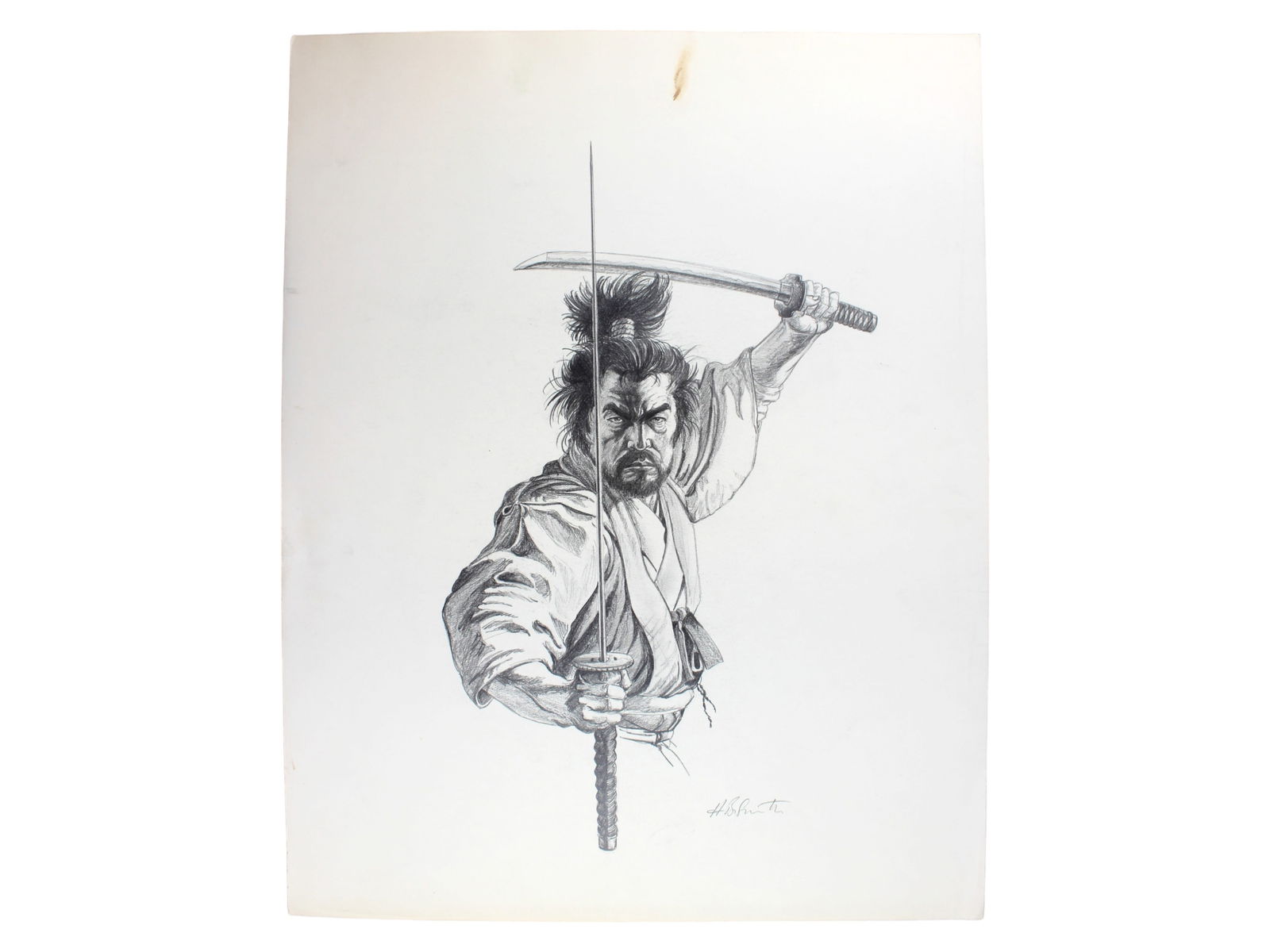 Henry Bismuth Original Illustration Toshiro Mifune (1 of 1)