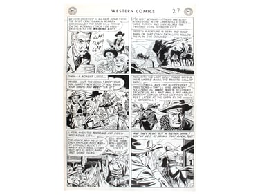 Howard Sherman Western Comics #27 Story Page
