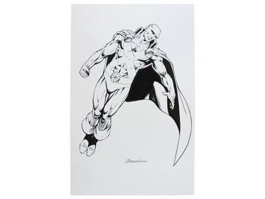 Brett Breeding, Drawing of Martian Manhunter
